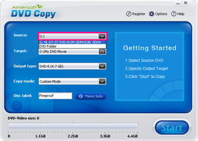 Copy DVD to DVD Folder